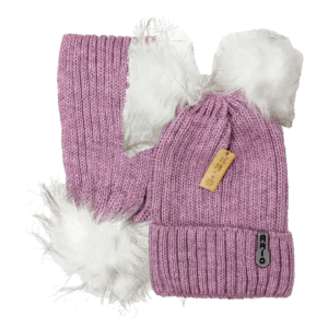 کلاه و شال بچگانه آریو 4 پوم