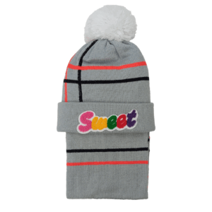 کلاه و شال بچگانه ایرانی 2 خط لایه خز